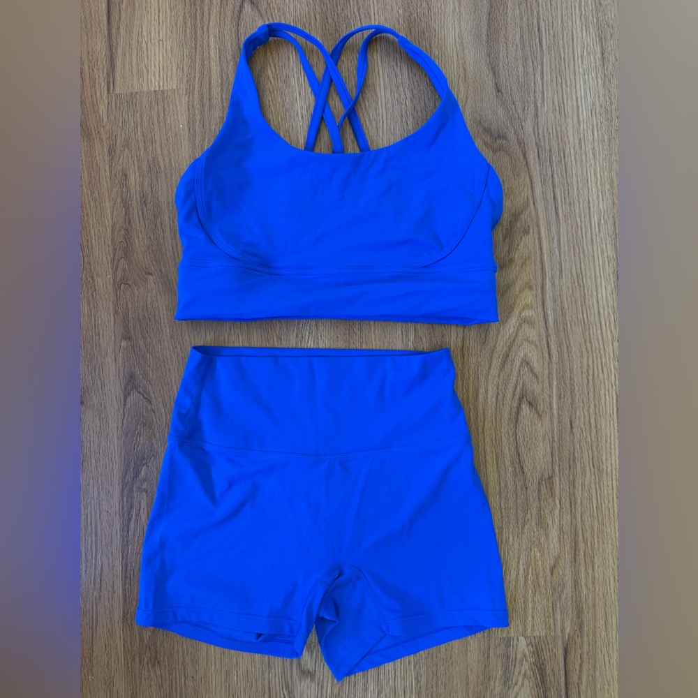 lululemon athletica Electric Blue Tank Top